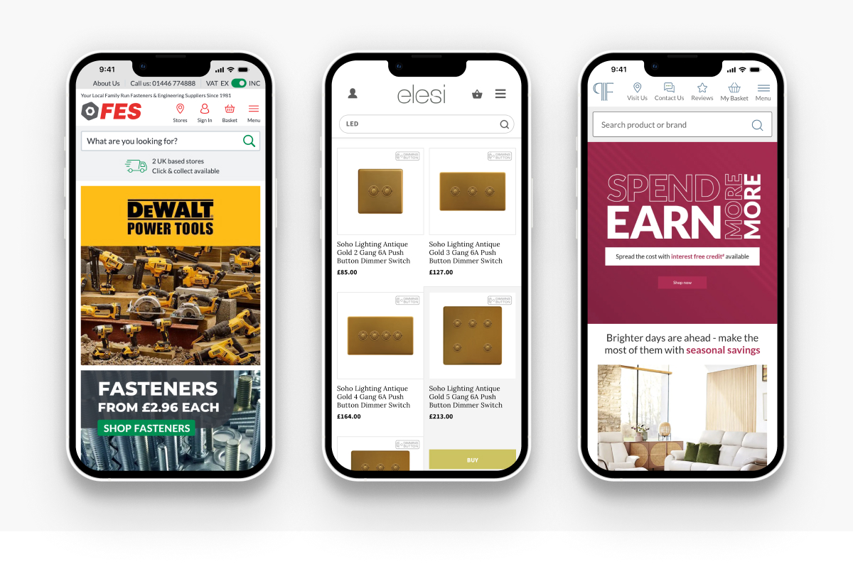 magento e-commerce store build Cardiff and South West England