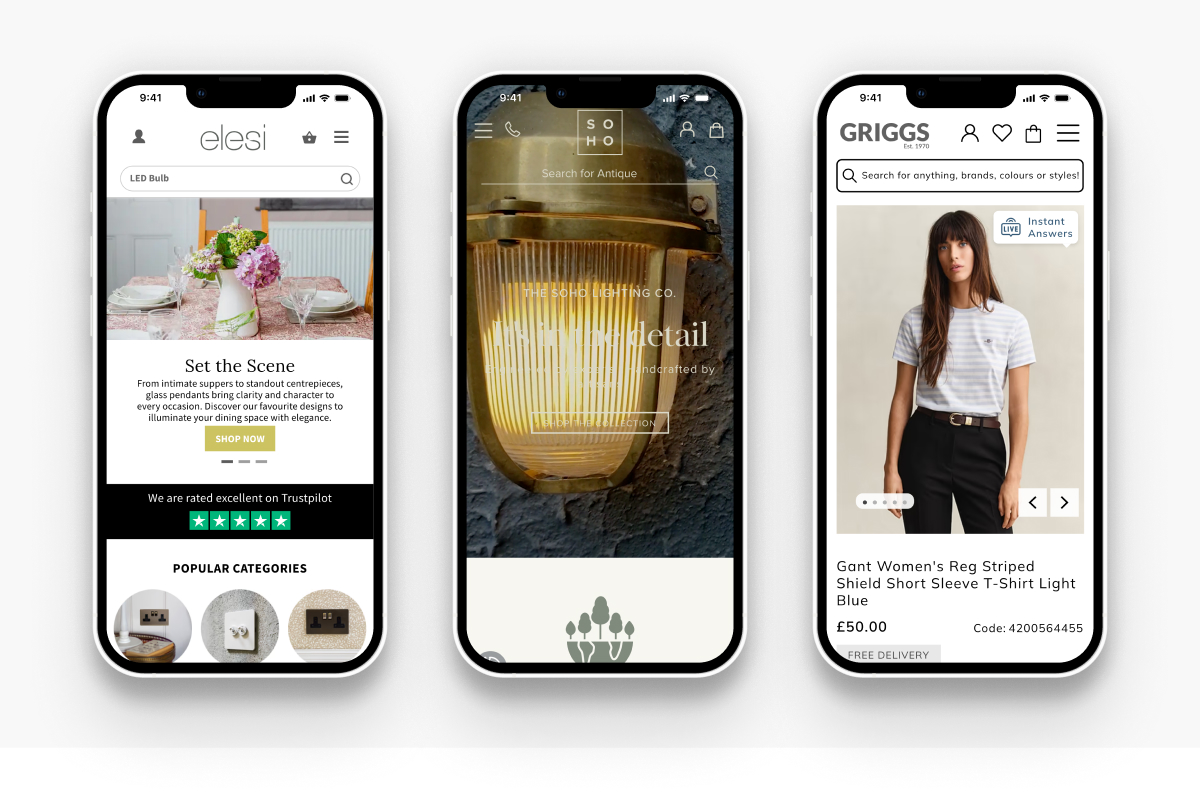 magento stores on mobiles